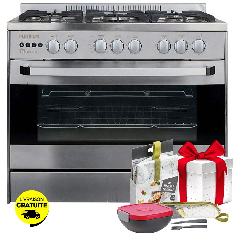 Cuisinière UNIONAIRE Platinum Smart 5 Feux + Cadeau