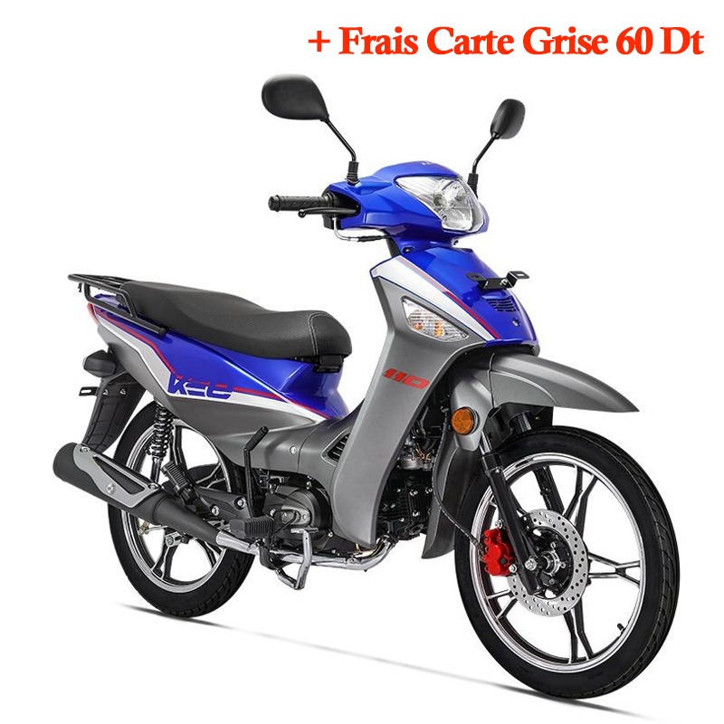 Cyclomoteur ZIMOTA KEE 109cc - Noir et Bleu