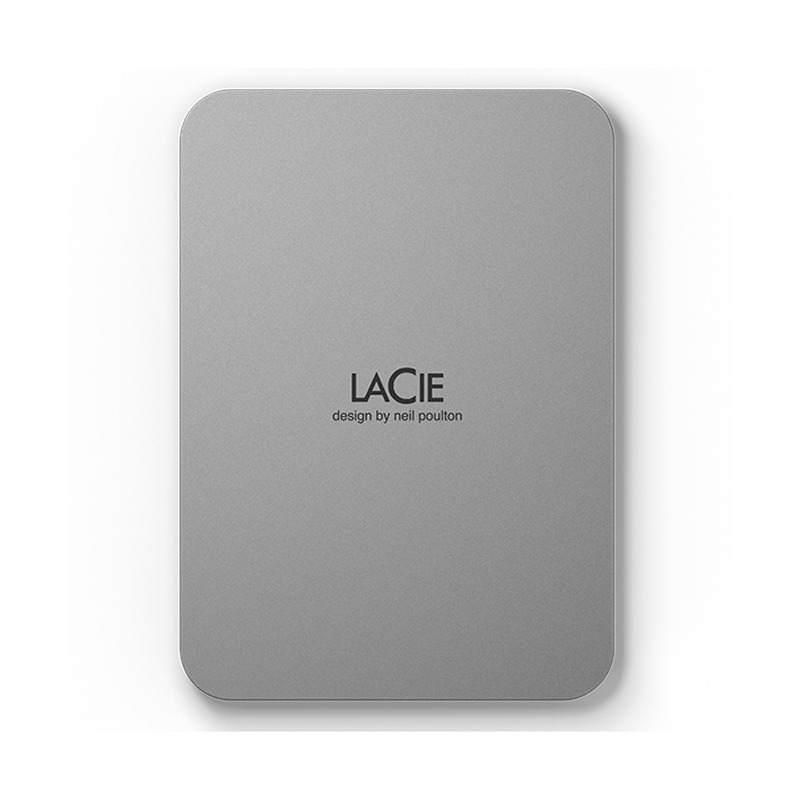 Disque Dur Externe LACIE Lune 2To USB-C - Argent