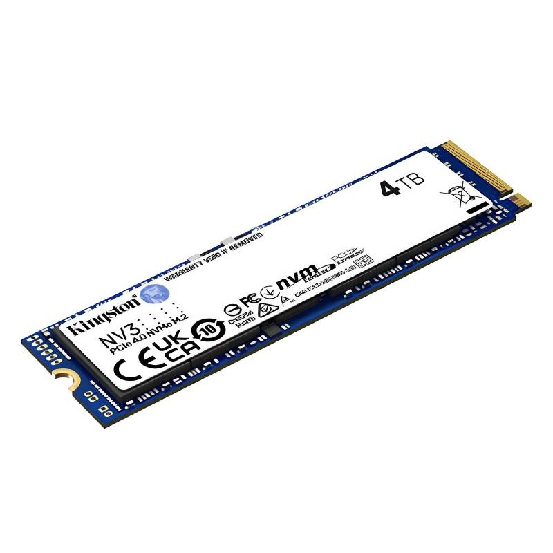Disque Dur Interne KINGSTON NV3 4To SSD M.2 NVMe PCIe Gen4x4