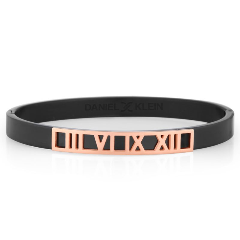 Bracelet Femme DANIEL KLEIN - Noir&Rose Gold (DKJ-2-2077-4)