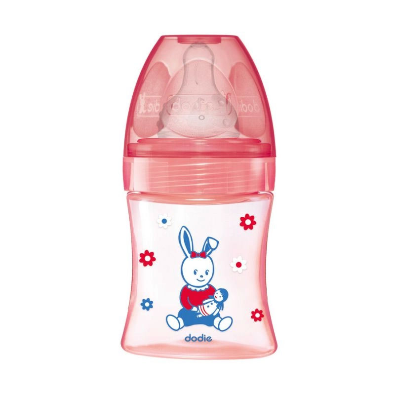 Biberon Initiation DODIE Poupée Rose - 150 ml