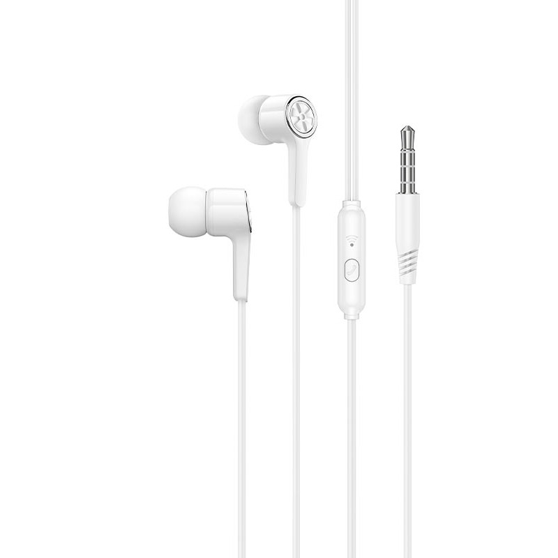 Ecouteurs Filaires Hoco M104 Jack 3.5mm  - Blanc