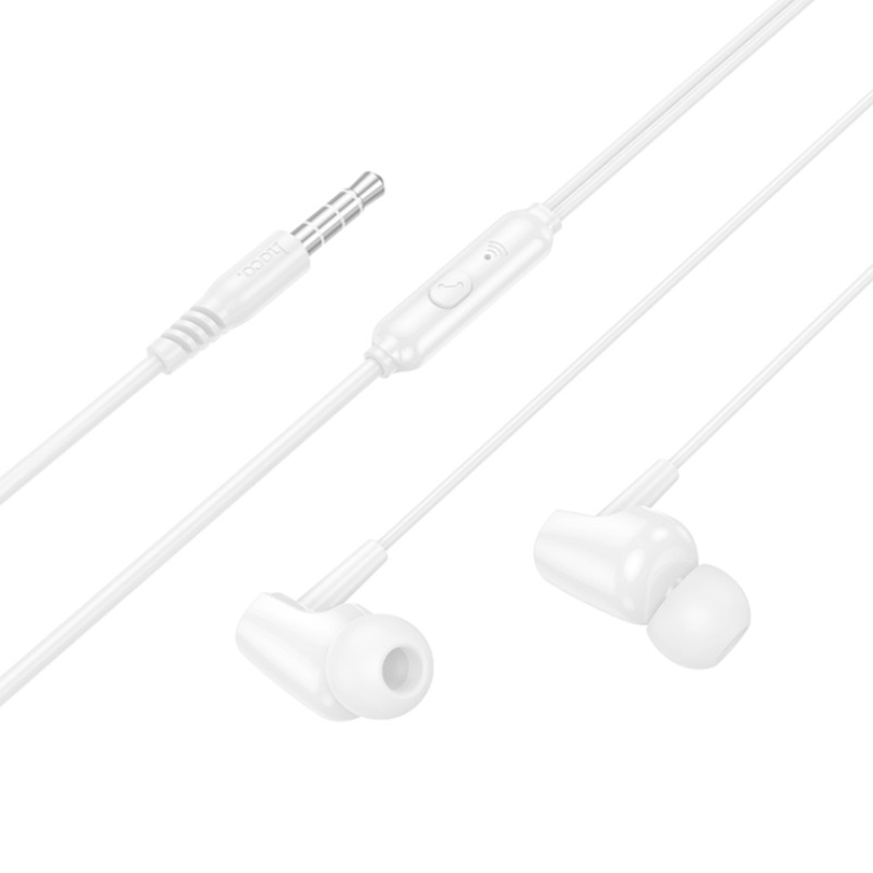 Ecouteurs Filaires Hoco M112 Jack 3.5mm- Blanc