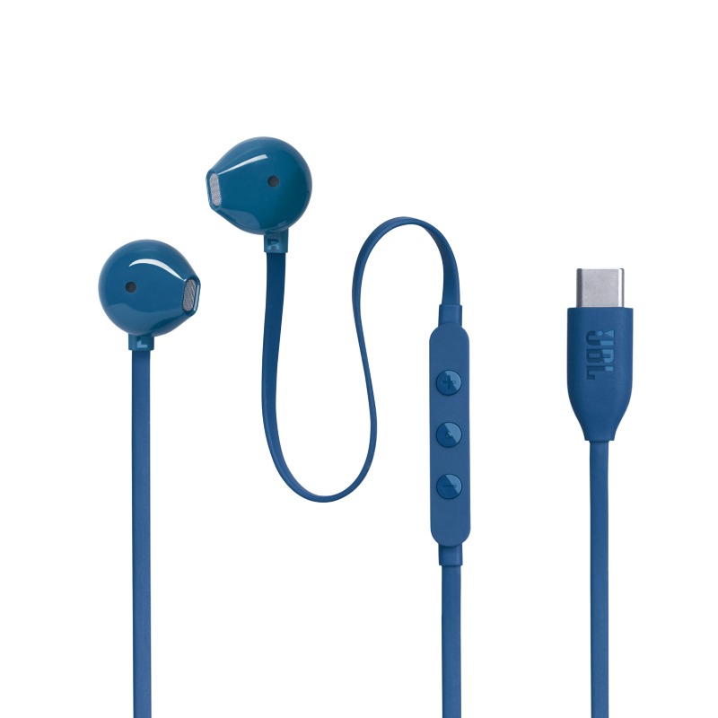 Écouteurs Filaires JBL T305C USB-C - Bleu