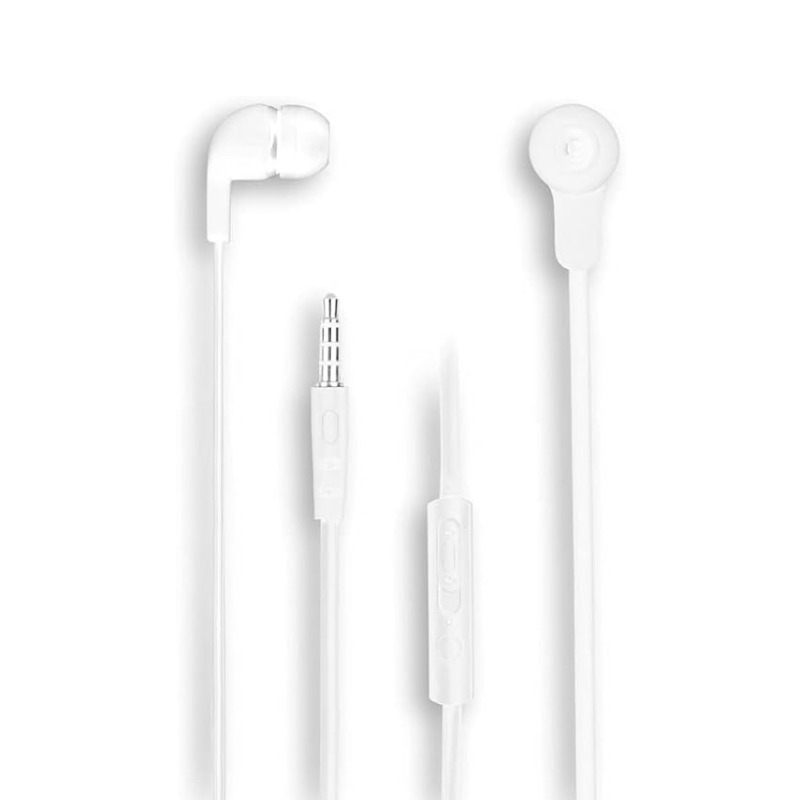 Écouteurs Stéréo NGS Cross Skip 1.2m - Couleur Blanc