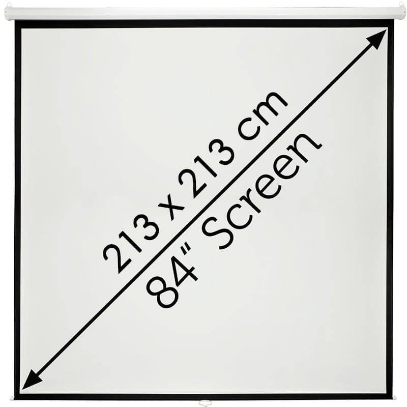 Écran de Projection Mural TELON 213 x 213 cm