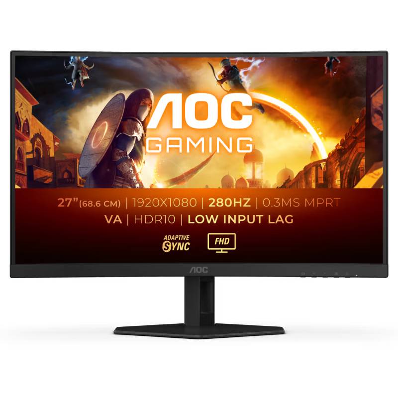 Ecran Gaming AOC C27G4ZXE 27'' Full HD Incurvé 280 Hz