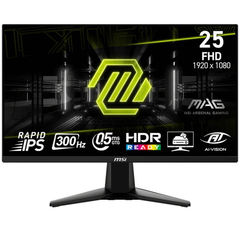 Ecran Gaming MSI MAG 255XF 24.5'' Full HD Fast IPS 300Hz
