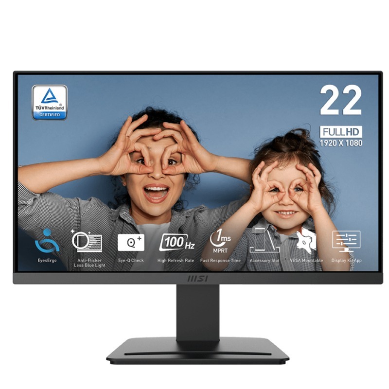 Ecran MSI PRO MP223 E2 21,45" Full HD 100 Hz