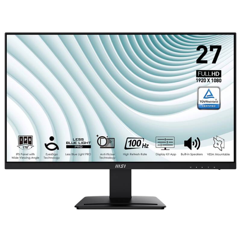 Ecran MSI PRO MP273A 27'' Full HD IPS 100 Hz