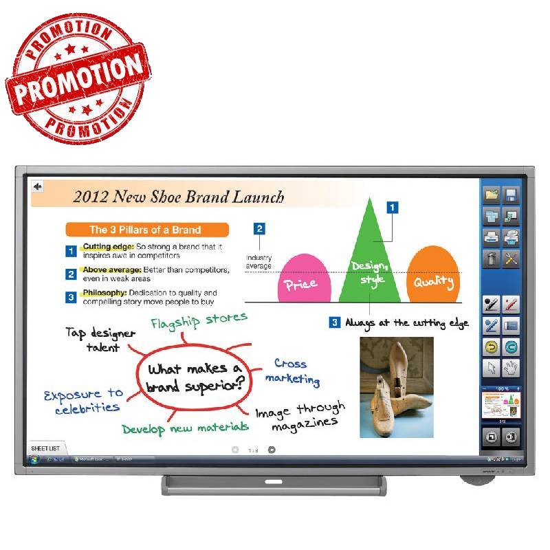 Écran Plat SHARP 70″ Full HD (PN-L702B)