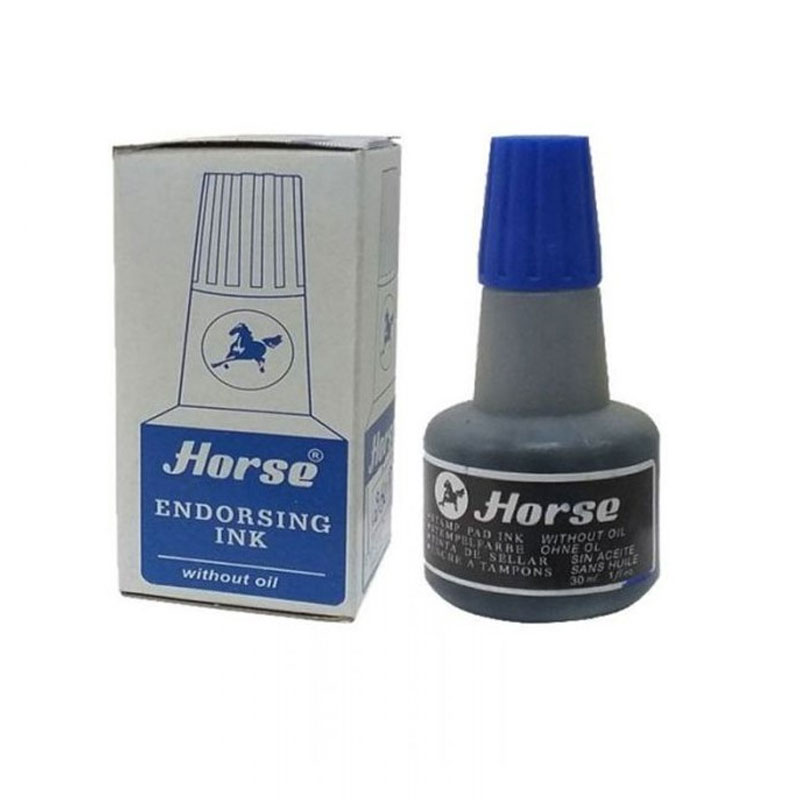 Encre à Tampon HORSE 30 ml - Bleu(511016)