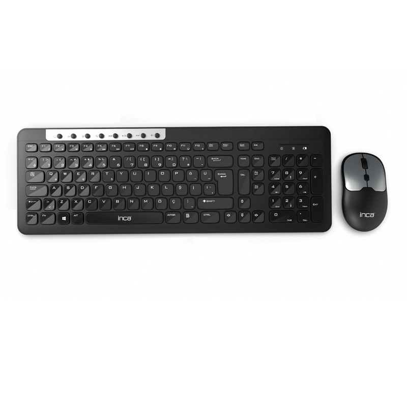 Ensemble Clavier + Souris Sans Fil INCA IWS-599 - Noir