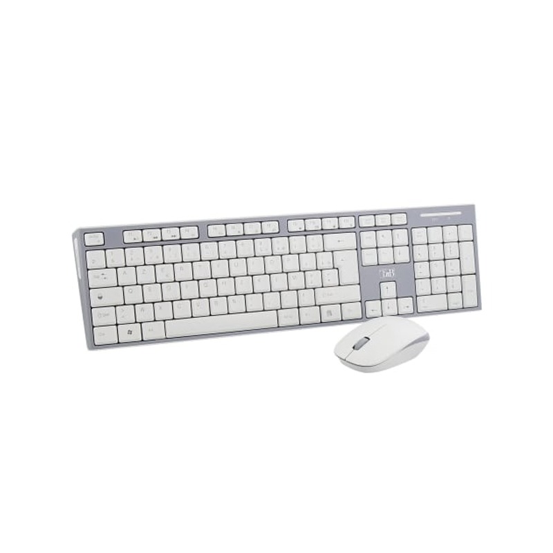 Ensemble Clavier & Souris TNB Classy Sans Fil KBSCGR - Blanc