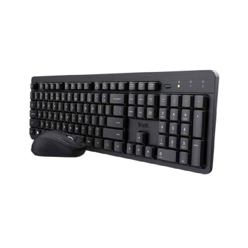 Ensemble Souris et Clavier Sans Fil TRUST Ody II AZERTY Français USB -Noir
