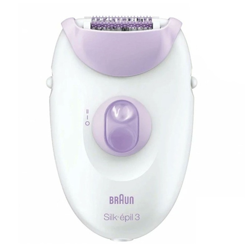 Épilateur BRAUN SILK-3 SE3000 - Blanc&Violet