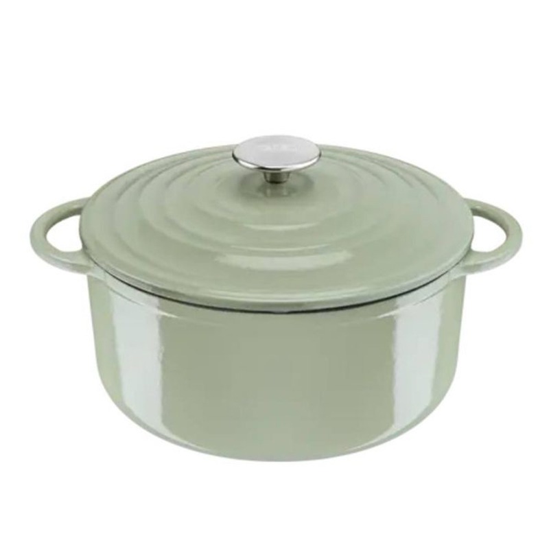 Faitout TEFAL Fonte Lov Avec Couvercle 25cm - Vert Lichen