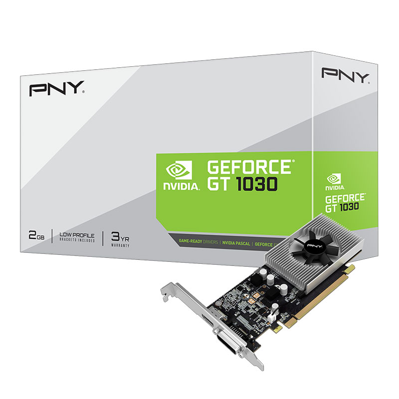 Carte Graphique Gamer PNY GeForce GT 1030 2Go (VCG10302D4SFPPB)