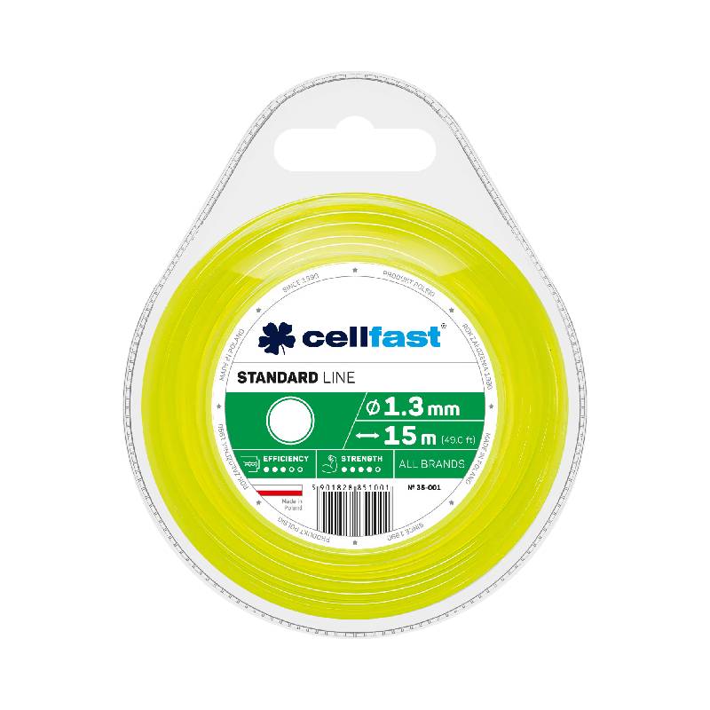 Fil de Coupe CELLFAST Nylon Spécial 15 m Section Ronde