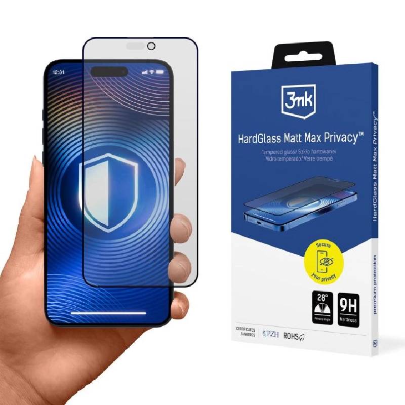 Film de protection 3MK HardGlass pour iPhone 17 Pro Max