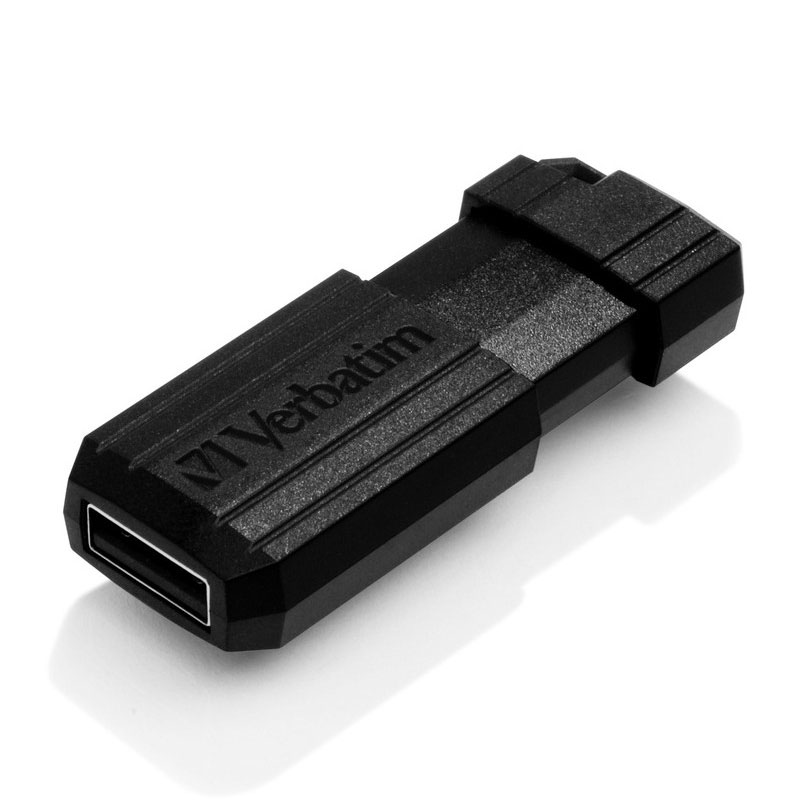 Clé USB VERBATIM PinStripe 64Go USB 2.0 - Noir