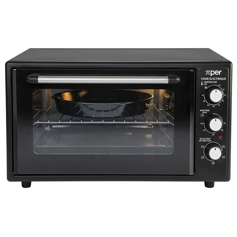 Four Électrique Ventilé XPER 52 Litres - Noir