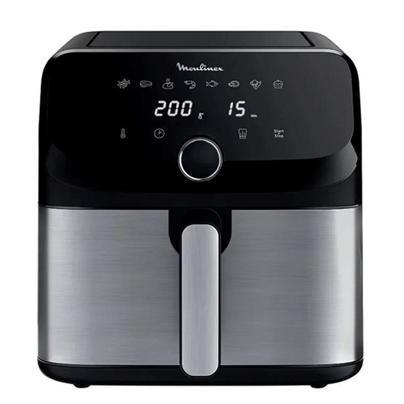 Friteuse Sans Huile MOULINEX EZ855D20 7.5L - Noir&Silver