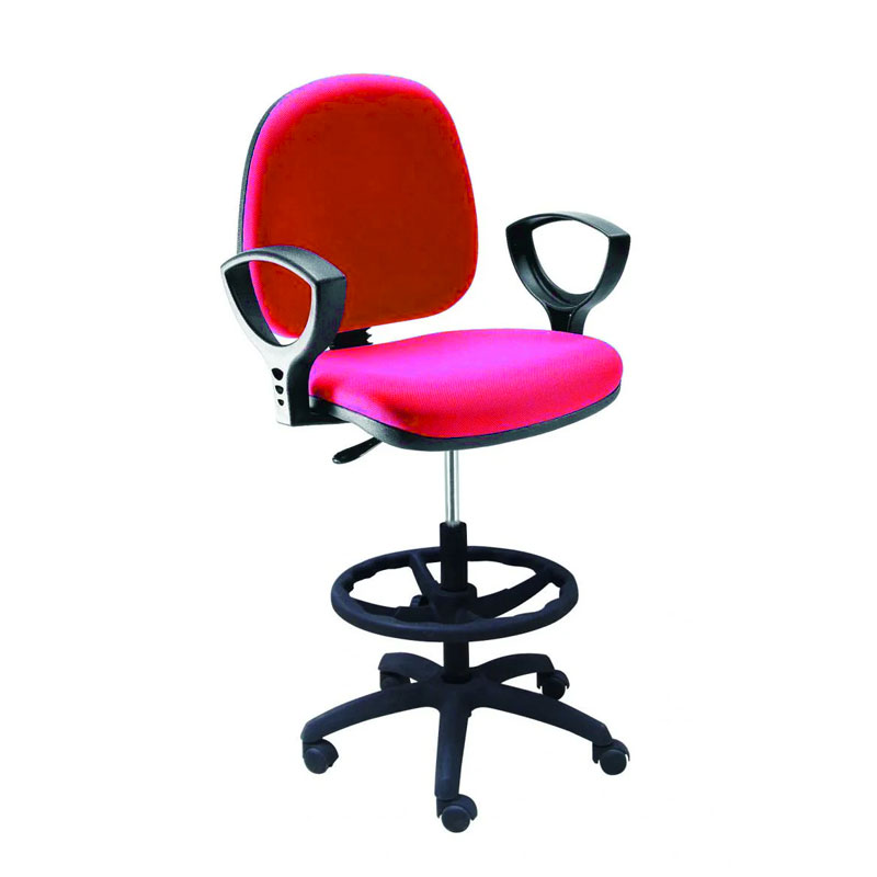 Chaise Atelier Bologne Avec Accoudoirs - Rouge (GD-0000251-AR)