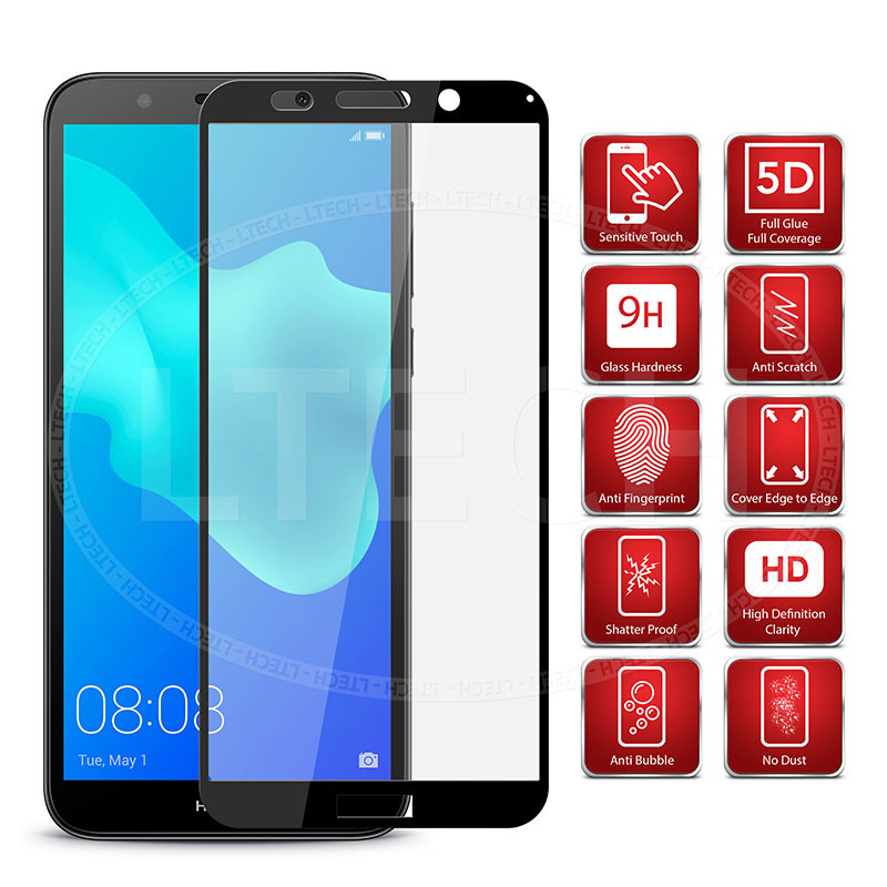 Film de Protection Glass 5D Pour HUAWEI Y5 Prime