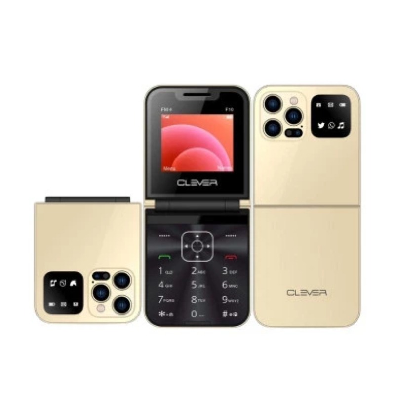 Téléphone Portable Clever F10 - Gold