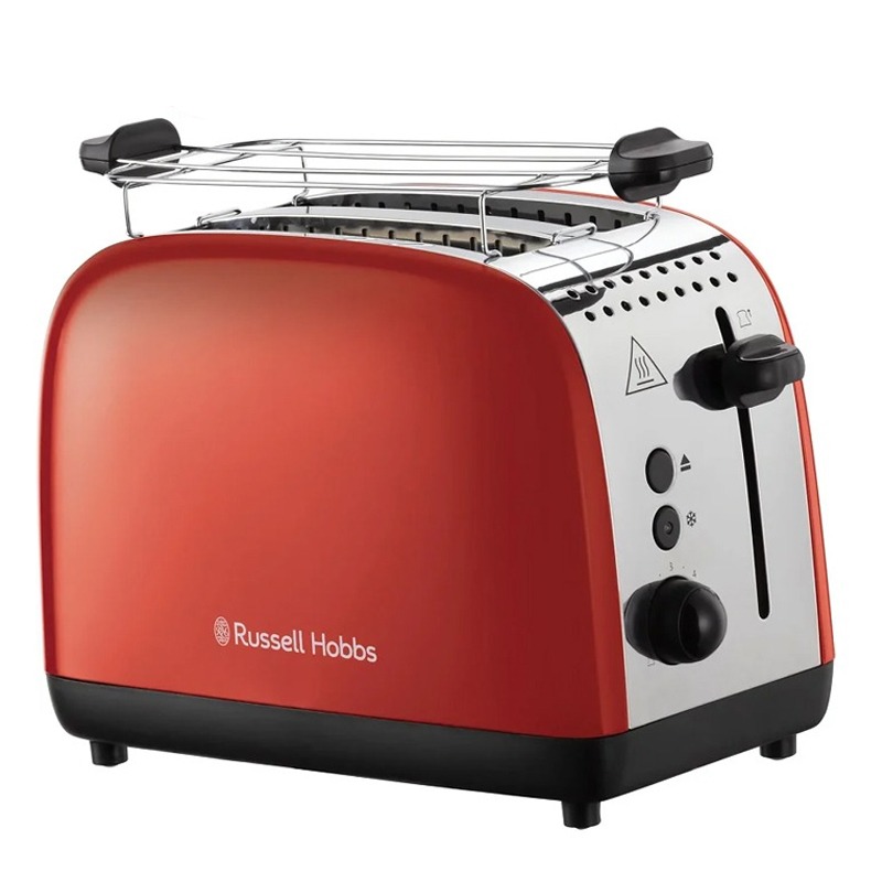 Grille Pain RUSSEL HOBBS Colours Plus 26554-56 1600W - Rouge