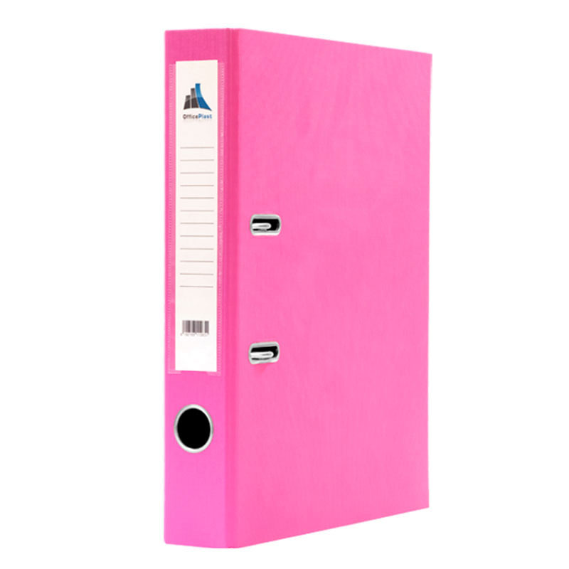 Classeur à levier PLASTIPAP Dos 55mm A4 - Rose