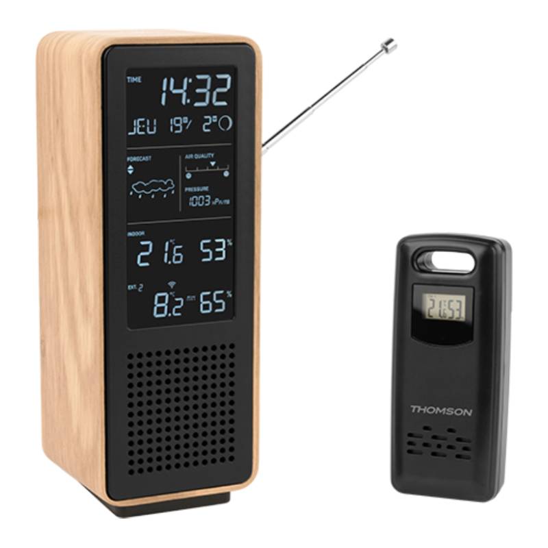 Haut-Parleur et Station Météo Thomson WS102TBK - Noir