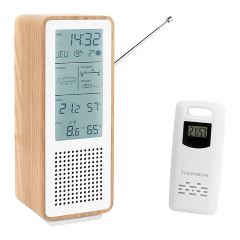Haut-Parleur et Station Météo Thomson WS102TWH - Blanc