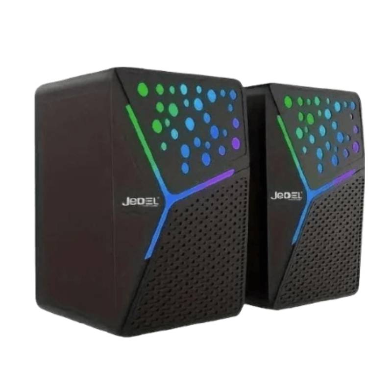 Haut Parleur JEDEL S-554 USB RGB - Noir