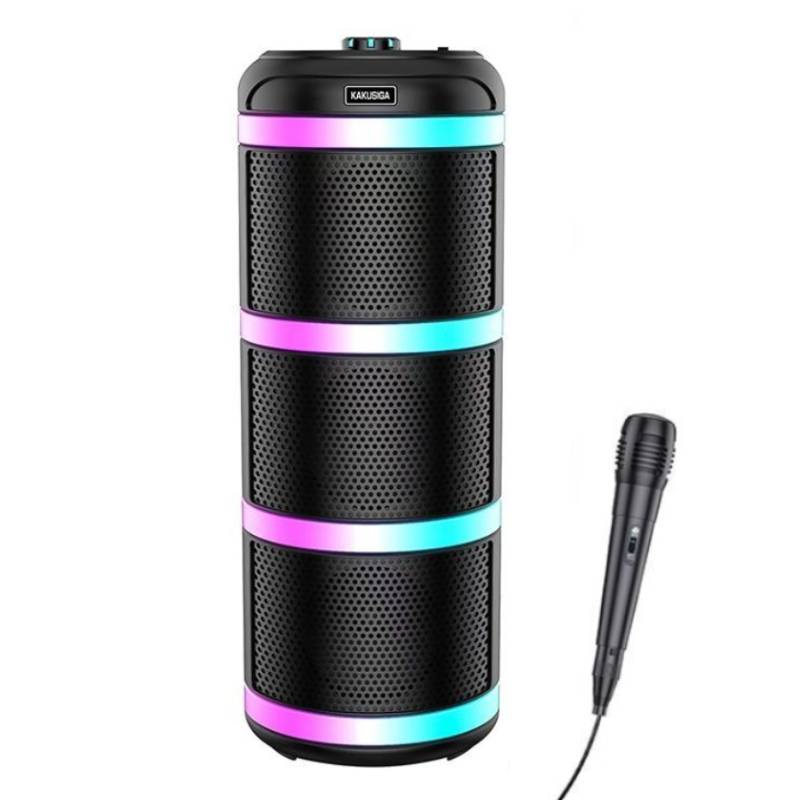 Haut Parleur Sans Fil kakusiga KK-4301 20W Avec Micro - Noir