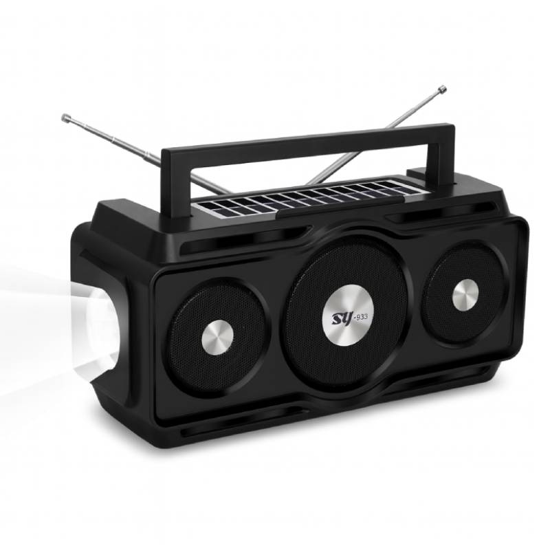 Haut Parleur Sans Fil Portable Avec Torche SY-933 - Noir