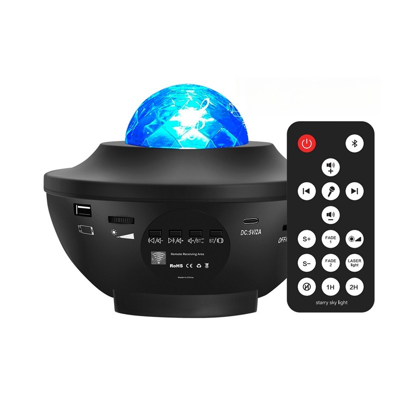 Lampe Projecteur LED Étoile projecteur galaxie - Noir