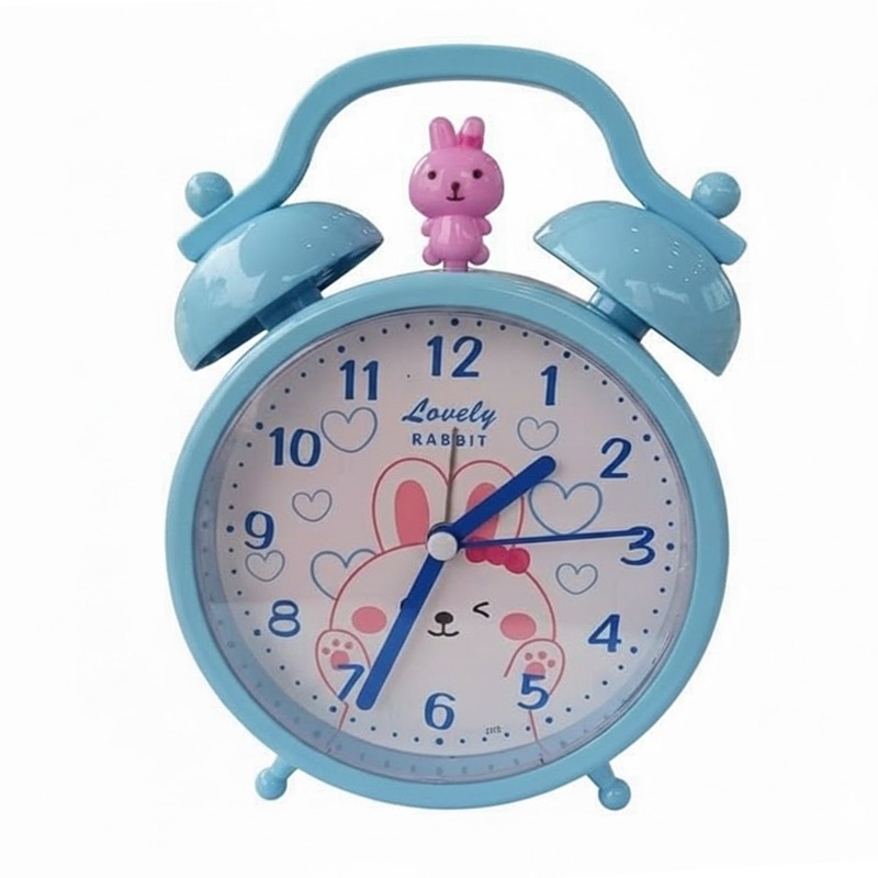 Horloge-Réveil Plastique Pour Enfant - Bleu