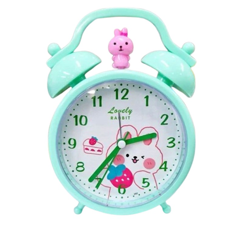 Horloge-Réveil Plastique Pour Enfant - Vert