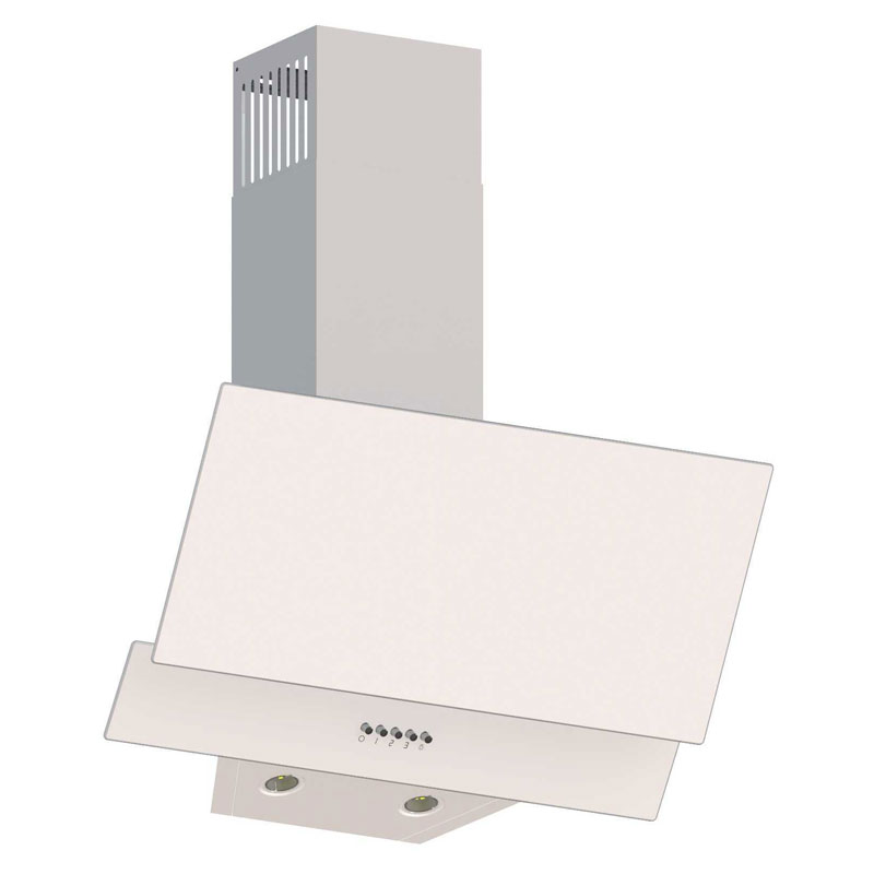 Hotte Décorative AUXSTAR V2B 60cm - Blanc