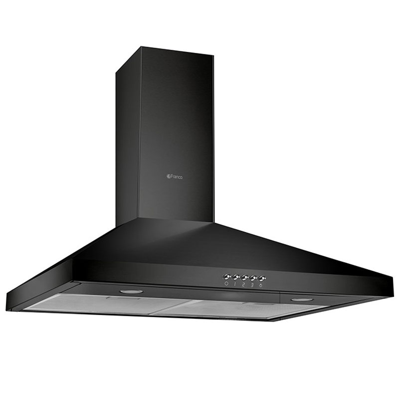 Hotte Pyramidale FRANCO 90cm - Noir (ECO-GU-90B)