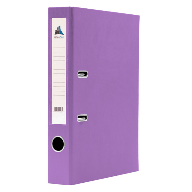 Classeur à levier PLASTIPAP Dos 55mm A4 - Violet