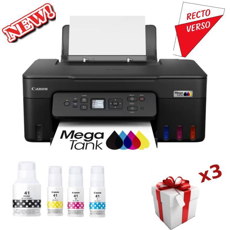 Imprimante CANON PIXMA G3480 3En1 à Réservoir Intégré Wifi