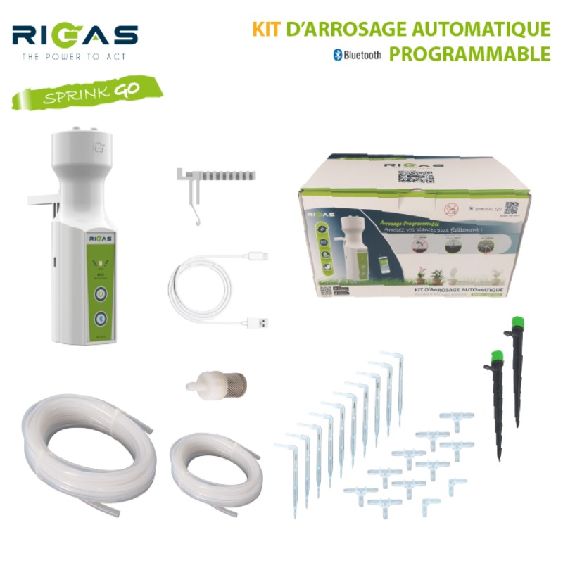 Kit d'Arrosage RIGAS Automatique Programmable à Pompe Intégée