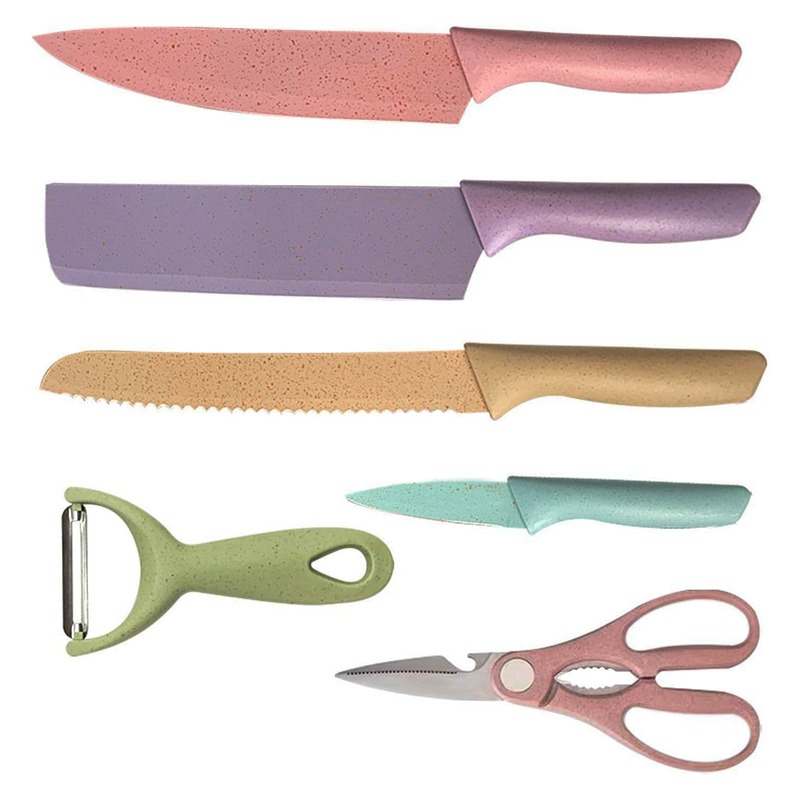 Kit De Couteaux 6 Pièces KITCHEN KNIFE - Assortis