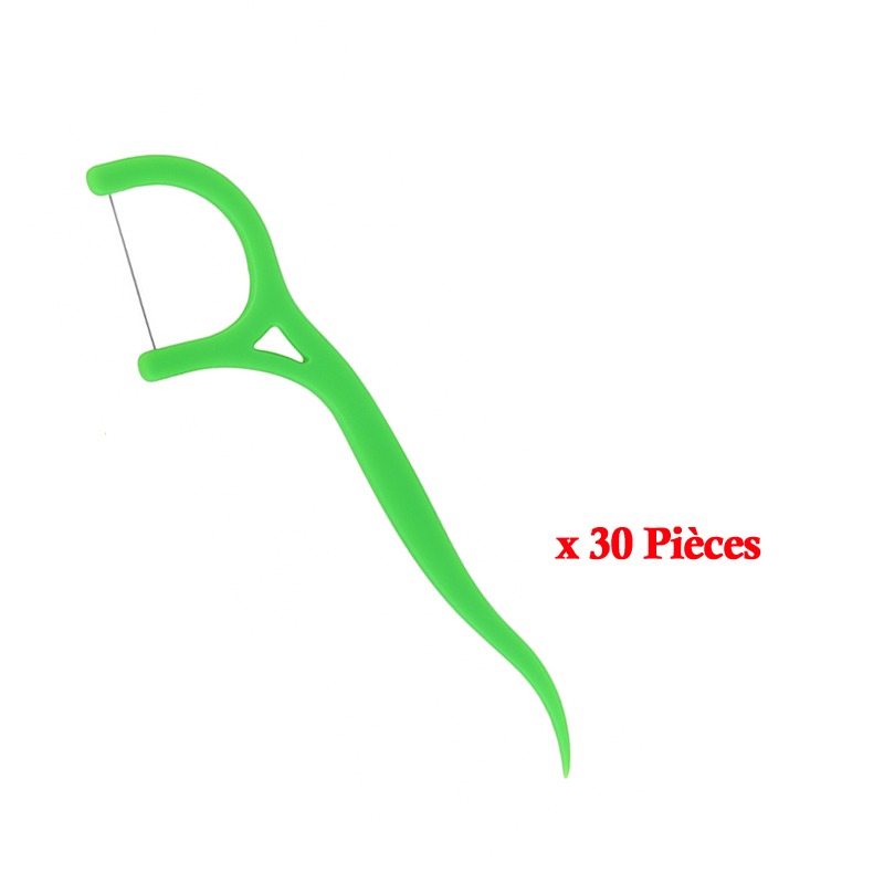 Kit de Fil Dentaire 30 Pièces - Vert