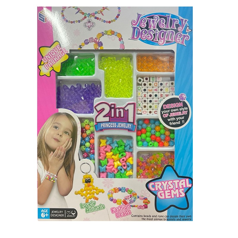 Kit de Perles 2en1 Pour Enfants - Assortis