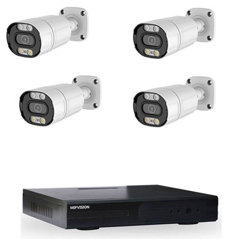 Kit de Surveillance MIPVISION XDVR + 4 Caméras Externes 5MP